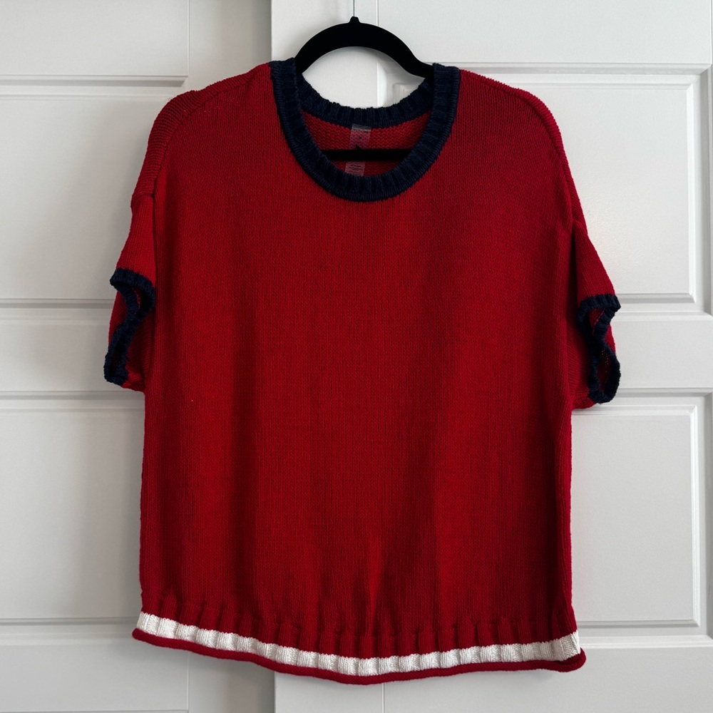 Loft Lou & Grey Knit Short Sleeve Sweater